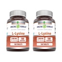 Fantastiska formler L-Lysin 1000mg Amino Acid Tablets Supplement | Non-GMO | Gluten Free | Made in USA (180 | 2 Pack)
