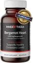 Bergamot Heart -1000mg Certified Citrus Bergamot - Extra Strength Polyphenols - Kardiolog Utvecklad & Kliniskt Bevisad - Bergamot Supplement för Högt Kolesterol & Hjärthälsa