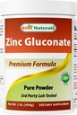 Bästa naturliga Zink Gluconate Pure Powder 1 pund