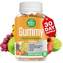 Kids Gummy Multivitamin - Komplett Daglig Essentials Barn Vitaminer och Mineraler för Total Wellness, 90 Gummies. Frukt smak, ingen artificiell socker, mejeri och glutenfri