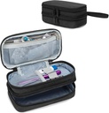 Trunab Portable Travel Bag med Weekly Pill Box Organizer 2 gånger om dagen, Pill Case for Pills, Vitamin, Fish Oil, Supplements Holder