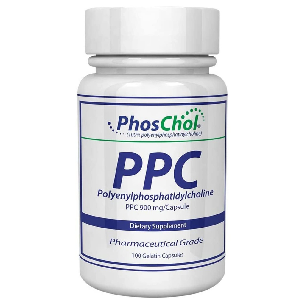 Nutrasal PhosChol PPC Polyenyl PhosphatidylCholine Kolin Supplement 900mg 100 Gelatin kapslar