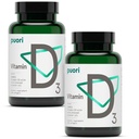 Puori Vitamin D3 Softgels, 2500 IE (62.5 mcg) - Snabb Absorberande vitamin D3 Kosttillskott för immunsystemstöd, benhälsa och densitet och hälsosam muskelfunktioner - Icke-GMO & Glutenfri - 240 Räkna