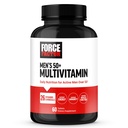 Force Factor Mäns Multivitamin 50 Plus, Multivitamin för män med 26 vitaminer och mineraler och fytonäringsämnen för att stödja energi, immunitet och muskelfunktion, 60 tabletter