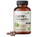 Futurebiotics Chill Pill + Ashwagandha, Rhodiola, St John's Wort, & L-Theanine - Non-GMO, 250 vegetariska tabletter