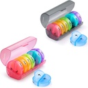 2 Pack Weekly Pill Organizer 7 Day 2 Times a Day, Sukuos Large Daily Pill Cases for Pills/Vitamin/Fish Oil/Supplements, BPA Free Pill Box, Lätt att rengöra