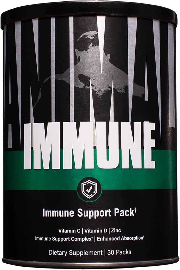 Djur Immune Pak - Zink, Vitamin C, Vitamin D, Olive Leaf Extract, Black Pepper Extract och More, Immune Pill Packs, 30 Count