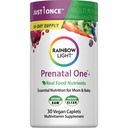 Rainbow Light High-Potency Prenatal One Multivitamin, Prenatal Health Multivitamin stöder mammas hälsa och barnets utveckling, med vitamin C, Vegan, 30 greve