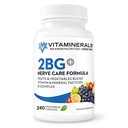 Vitamineraler 2BG+TM B Complex Immune Support High Potency B Complex | Frukt & Veggies Blend | 240 Veggie Caps