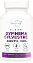 Typ Zero Clean Gymnema Sylvestre Capsules (120 portioner, 3 500 MG Equivalent Per Servering) - Icke-GMO, Gluten Free