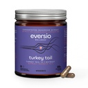Försvara nu Organic Turkey Tail Mushroom Supplement - 12:1 Turkiet Tail Extract i 60 Vegan Capsules (500mg) - 45% Verified Beta-D-Glucans!