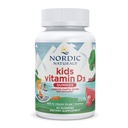 Nordic Naturals Vitamin D3 Gummies Kids, Wild Watermelon Splash - 60 Gummies - 400 IE Vitamin D3 - Bone Health, Healthy Immunity - Non-GMO, Vegetarian - 60 portioner