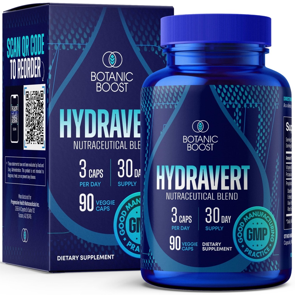 Vattenpiller för svullna ben och fötter - Agera som naturlig kost för vattenretention för att hjälpa dig att svullna inte mer - Hydravert Diuretic Pills Proprietary Blend minskar svullnad i ditt ben eller i din fot