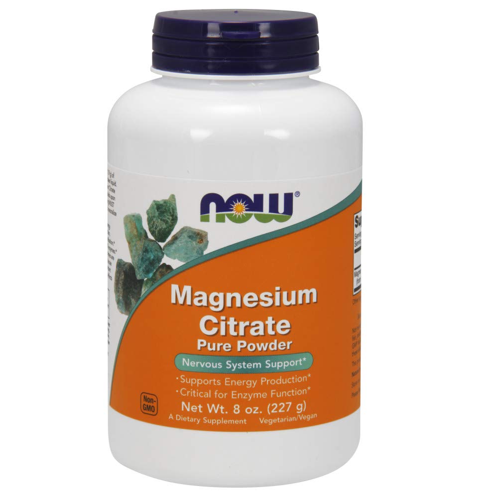 Nu Magnesium Citrate Powder, 8 Ounces (Pack of 2)