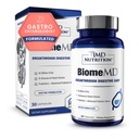 1MD Nutrition BiomeMD Probiotics | 62 miljarder CFUs, 15 omfattande stammar - Pro & Prebiotika | Doktor-Formulerad för Digestive Health & Immune Support | 30 kapslar