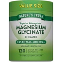 Naturens Sanning Magnesium Glycinate 200mg | 120 kapslar | Hög Absorption Chelated Magnesium | Non-GMO & Gluten Fri mineraltillskott