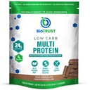 BioTrust Low Carb Protein Powder – Delicious Whey & Casein Blend från Grass-Fed Hormone Free Cows – Non GMO, Gluten Free (Chocolate)