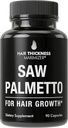 Saw Palmetto för hår män och kvinnor. Såg Palmetto Supplment för att stödja hår styrka och tjocklek. Icke-GMO och Gluten Free Caspules