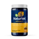 NaturVet Mushroom Max Advanced Immune Support Dog Supplement - Hjälper till att stärka immunitet, övergripande hälsa för hundar - Inkluderar Shitake Mushrooms, Reishi, Turkiet Tail - 120 Ct.