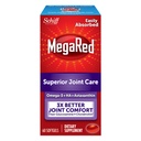 Omega-3 Krill Oil och Joint Supplement - Megared Joint Care 60 softgels - EPA / DHA fettsyror, antioxidanter, Hyaluronsyra, ingen fiskig burp eftersmak som med fiskolja