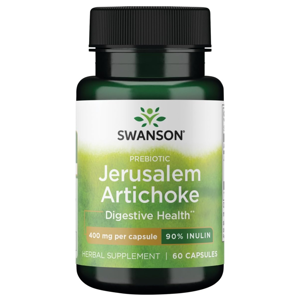 Swanson Full Spectrum Jerusalem Artichoke 400 Milligram 60 kapslar