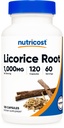 Nutricost Licorice Root 500mg, 120 kapslar - Icke-GMO, Gluten Free
