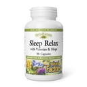 Herbal Factors Sleep Relax Formel av naturliga faktorer, naturlig sömnhjälp med Valerian Root, Passion Flower och Skullcap, Non-GMO, 90 kapslar (90 portioner)