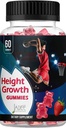 Jadee Height Growth Gummies för Teens & Kids Calcium 325mg, Teen Vitamins D3,K2,C, Magnesium, Ashwagandha, Zink, L-Arginine - Ben hälsosam tillväxt, utveckling och styrka - Höjdökning & immunitet