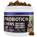 Probiotika för hundar, förbättra jästbalansen, Itchy Skin Itchy Ears, Gut Health, Allergier, immunitet, hundprobiotika och Digestive Enzymer med prebiotika - Reduce Diarrhea (Chicken, 120 Chews)