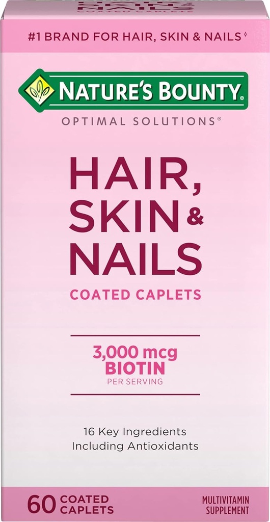 Naturens Bounty Hair, Skin & Nails, 60 kapell