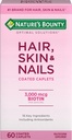 Naturens Bounty Hair, Skin & Nails, 60 kapell
