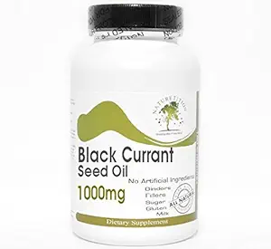 Black Currant Seed Oil 1000mg - 90 kapslar - Inga tillsatser - Naturtitionstillägg
