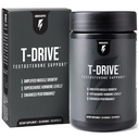 InnoSupps: T-Drive | Testosteron Booster | Amplify Muscle Growth | KSM-66 Ashwagandha, Boron, Fenugreek | 90 kapslar