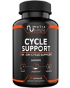 Cycle Support Supplement for Men & Women - Natural Liver Cleanse Detox & Repair - Gut Health & Kidney Support med mjölk Thistle, Beet Root, Dandelion, Choline, Artichoke Extract - 60 kapslar