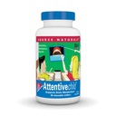 Källa Naturals Attentive Child - Friska kognitiva näringsämnen för aktiva barn - förbättrad fokus och uppmärksamhet med DMAE, Magnesium, Zink & Grape Seed Extract - 60 Chewable Wafers.