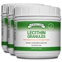 Lecithin Granules Supplement | Natural Soy Lecithin Powder är en utmärkt källa till Phosphatidyl Choline | Laktationssupport, immunfunktion och stödhälsa, 16 oz