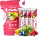 Electrolyte Powder No Sugar Stevia Sweetened 100% Natural Hydration Packets - 20 greve | Natrium, Kaliumcitrat & Magnesium L-Threonate (5,64, Variety Pack)