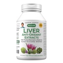 ANDREW LESSMAN Liver Anti-Oxidant Extracts 30 Capsules - stöder de hårda problemen i levern, främjar optimal leverhälsa och funktion. Milk Thistle, Turmeric och Artichoke Extracts