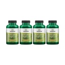 Swanson aktiverat kol - naturligt tillskott som stöder hälsosam absorption - hjälper w / uppblåsthet och upprätthålla tarmregularitet - (120 kapslar, 520 mg per portion) 4 Pack