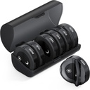 TookMag Pill Organizer 2 gånger om dagen, Medicine Pills Organizer, Weekly Pill Organizers AM PM Pill Box, Large Capacity 7 Day Pill Box för medicin / vitamin / fiskolja / tillägg (Black)
