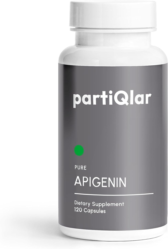 Apigenin, 100mg per portion, 60 kapslar - Ren - 98,7% stabiliserad - aktiva bioflavonoider och antioxidanter - Icke-GMO