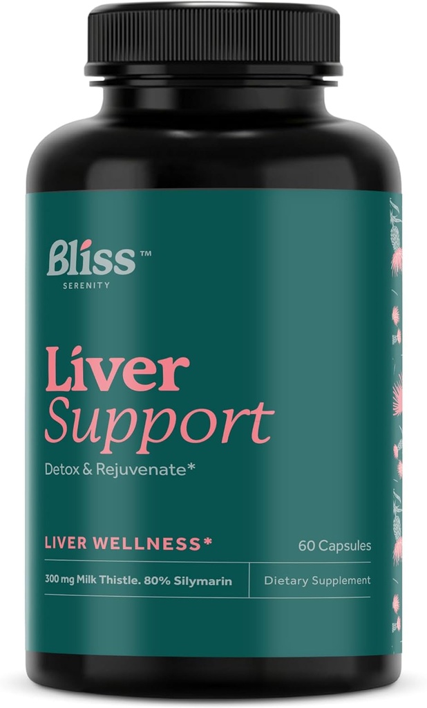 Liver Cleanse Detox & Repair - Liver Detox med mjölk Thistle Supplement - Liver Renew Formel med Artichoke Extract, Dandelion Root & mer för Optimal Liver Support, 60 Vegcaps, 30 Day Supply