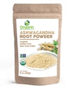 Organisk Ashwagandha Root Powder -8 Ounce | Lab Tested for Purity | Lösbar Kraft Bag, icke-GMO, Indian Ginseng, Withania Somnifera -100% Raw från Indien, av SHOPOSR (8 oz)