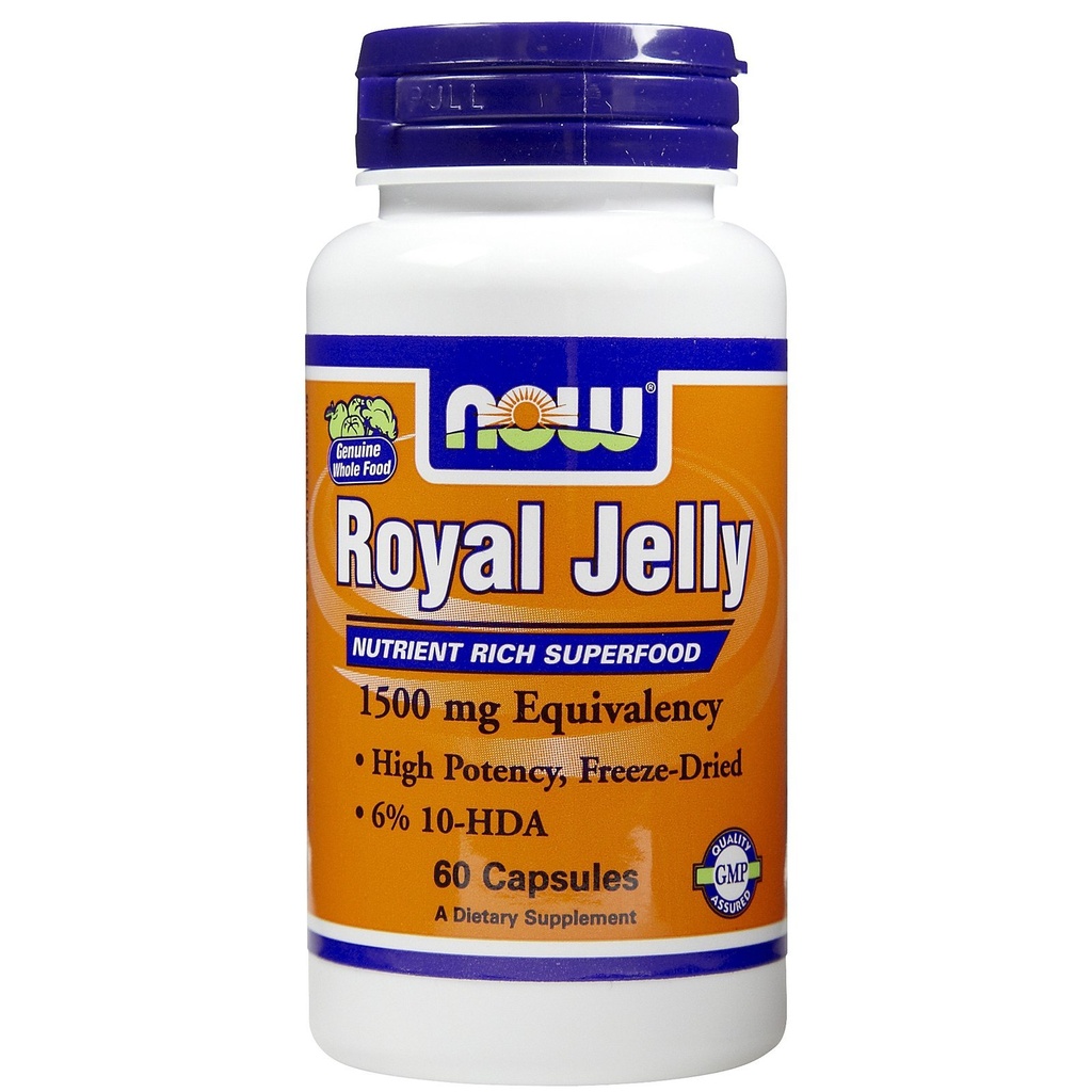 Nu livsmedel Royal Jelly 1500mg 60 kapslar (Pack of 2)