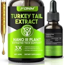 Turkiet Tail Mushroom Extract - 2 Fl Oz Mushrooms Turkiet Tail Supplement, Organic Immune & Digestive Support Supplement, Fast-Absorbing Liquid Tincture