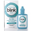 BLINK Tears Lubricating Eye Drops, Moisturizing & Soothing for Mild to Moderate Dry Eyes, med Hyaluronate, Reduces Discomfort, Long-Lasting Hydration, Soothes & Moisturizes, 1 Fl Oz