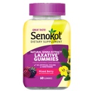 Senokot Dietary Supplement Laxative Gummies, Natural Senna Extract, Gentle, Overnight Relief från Occasional Constipation, Mixed Berry Flavor, 60 Count.