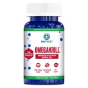 BioTrust OmegaKrill EPA & DHA Omega 3 Supplement, Fish and Krill Oil för att ge stöd för gemensamma, hjärta, hjärna, ögon och hud (30 portioner)