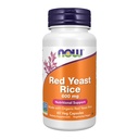 NOW Foods Supplements, Red Yeast Rice 600 mg, tillverkad med organisk röd jästris, 60 Veg kapslar