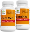 Terry Naturligt CuraMed akut smärtlindring - Tillägg med BCM-95 Curcumin & BOS-10 Boswellia - Svart Sesam Seed Oil för att stödja lättnad av yrkesbesvär - 120 flytande Gels (Pack av 2)